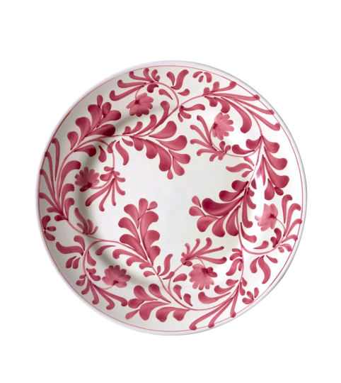 Fleuri Dinner Plate RED