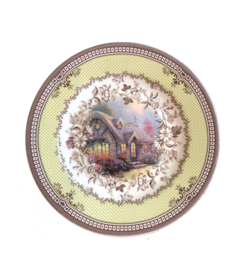 Spode Thomas Kinkade Cottage Plates